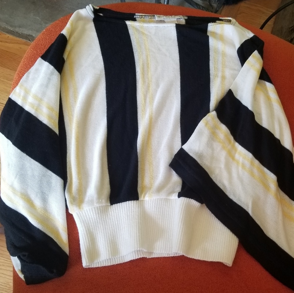 Vertical striped blouse